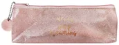 Piórniki - incood. Piórnik saszetka brokatowy różowy - miniaturka - grafika 1