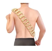 Akcesoria do masażu - Drewniany Masażer Do Pleców Ręcznie Robiony Terapia Drewnem - miniaturka - grafika 1