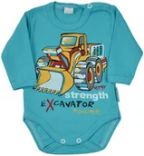 Body dla niemowląt - BODY NIEMOWLĘCE DŁUGI RĘKAW RĘKAWEK ROZM. 56 Pampicio - miniaturka - grafika 1