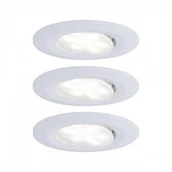 Oprawy, klosze i abażury - Paulmann LED spot wpuszczany Calla 3 szt. biały - miniaturka - grafika 1