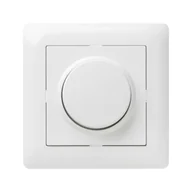 Wyłączniki światła i elektryczne - Elektro-Plast Ściemniacz przyciskowo-obrotowy ASTORIA Biały - miniaturka - grafika 1