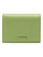 Portfele - COCCINELLE Skórzany portfel w kolorze zielonym - 11 x 9 cm - miniaturka - grafika 1