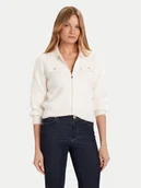 Swetry damskie - Morgan Kardigan 232-MDOMI Écru Regular Fit - miniaturka - grafika 1