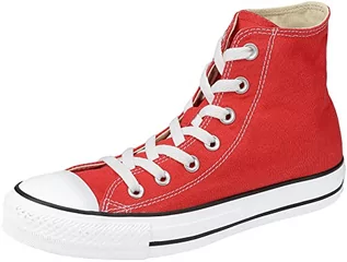 Sneakersy damskie - Converse All Star Hi Canvas czarne sneakersy, czerwony, 48 EU - grafika 1