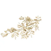 Ozdoby bożonarodzeniowe - Gałązka ozdobna brokat 86 x 23 cm mix - miniaturka - grafika 1