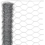 Ogrodzenia - Outsideliving Nature Siatka druciana dla kur, szara, 0,5x10 m, 6050221 - miniaturka - grafika 1