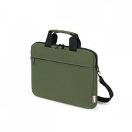 Torby na laptopy - DICOTA Torba do notebooka 13-14.1 cali BASE XX Slim Case oliwkowa zieleń - miniaturka - grafika 1