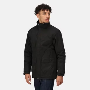 Regatta Professional Męska Kurtka Parka Przeciwdeszczowa Darby Iii Czarny, Rozmiar: 4XL - Kurtki męskie - miniaturka - grafika 1