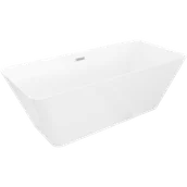 Wanny - Mexen Velo Slim wanna wolnostojąca 170 x 75 cm, biała, przelew chrom - 52811707500-01 - miniaturka - grafika 1