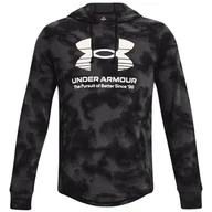 Bluzy sportowe męskie - Męska bluza Under Armour Rival Terry Novelty HD Rozmiar: L / Kolor: czarny - miniaturka - grafika 1