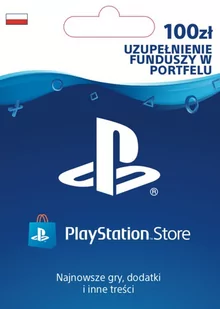 Sony PlayStation Network 100 zł - Kody i doładowania cyfrowe - miniaturka - grafika 1