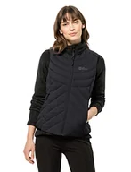 Kamizelki damskie - Jack Wolfskin Damska kamizelka puchowa Athletic, czarna, XS - miniaturka - grafika 1