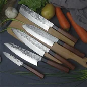 Noże kuchenne - Zestaw noży kuchennych Suzuka-5szt/brąz KP14048 - miniaturka - grafika 1