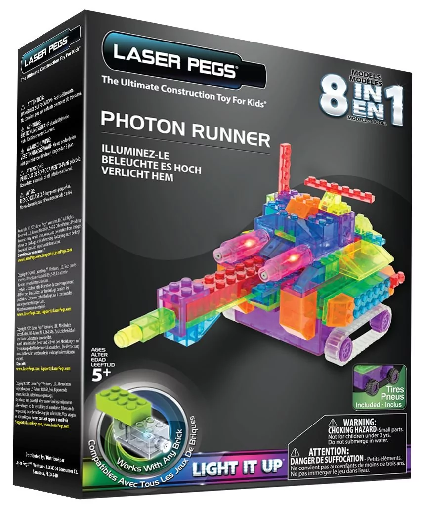 Laser Pegs 8 in 1 Photon Runner RN2180B