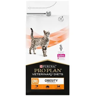 Purina Pro Plan Vet Purina Veterinary Diets Feline OM Obesity Management 1.5kg - Sucha karma dla kotów - miniaturka - grafika 1