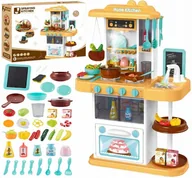 Zabawki AGD - 2 x KUCHNIA DLA DZIECI PIEKARNIK LODÓWKA WODA PARA PALNIKI ŚWIATŁO MATADI - miniaturka - grafika 1