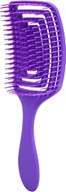 Szczotki i grzebienie do włosów - Szczotka do włosów giętka o-327 fiolet - miniaturka - grafika 1