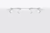 Lampy sufitowe - Sollux Lighting Lampa plafon Merida 4L, biała, 4x40 W SL.0463 - miniaturka - grafika 1