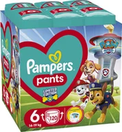 Pieluchy - Pampers Pieluchy Pants Paw Patrol 6, 14-19 kg, 120 szt. - miniaturka - grafika 1