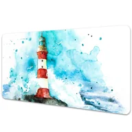 Podkładki na biurko - Mata na biurko Latarnia morska 120x60 cm - miniaturka - grafika 1