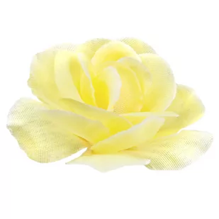 Róża Mini Główka Wyrobowa Żółta 1 Szt. - Sztuczne kwiaty - miniaturka - grafika 1