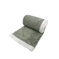 Koce - Zielony koc z materiału sherpa 150x200 cm Island – My House - miniaturka - grafika 1