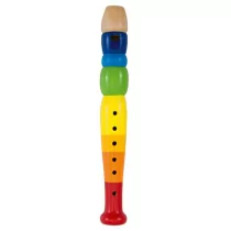 Goki zabawka drewniana Kolorowy flet - Instrumenty muzyczne dla dzieci - miniaturka - grafika 1
