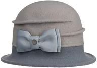 Czapki damskie - Czapka z Sukna Welnianego Oretka by Lierys, szaro-niebieski, One Size - miniaturka - grafika 1