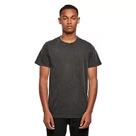 Koszulki męskie - Build Your Brand Męski T-shirt z bawełny z okrągłym dekoltem i okrągłym dekoltem, dostępny w trzech rozmiarach XS-5XL, czarny, M - miniaturka - grafika 1
