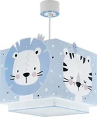 Lampy sufitowe - Dalber Baby Jungle lampa wisząca 1-punktowa niebieska 63112T - miniaturka - grafika 1
