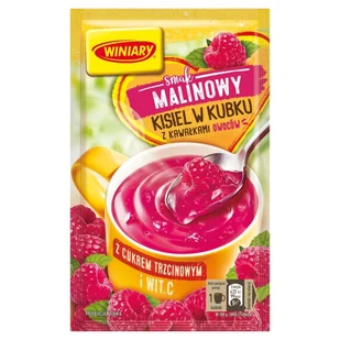Winiary Kisiel w kubku smak malinowy 26 g - Kisiel - miniaturka - grafika 1