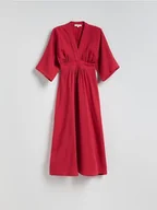 Sukienki - Reserved - Sukienka typu kimono - intenstywna czerwień - miniaturka - grafika 1