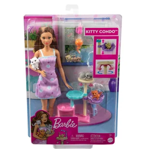 Barbie lalka zabawa z kotkami - Lalki dla dziewczynek - miniaturka - grafika 1