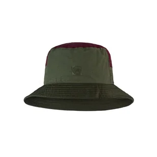 Kapelusz Buff Sun Bucket Hat Khaki - Czapki i chusty sportowe męskie - miniaturka - grafika 1