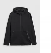 Bluzy męskie - 4F BLUZA MĘSKA M1865 GŁĘBOKA CZERŃ XL - miniaturka - grafika 1