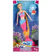 Lalka syrenka 35cm Mega Creative - Lalki dla dziewczynek - miniaturka - grafika 1