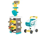 Zabawy w naśladowanie dorosłych - SMOBY Sklep dla dzieci z wózkiem na zakupy - miniaturka - grafika 1