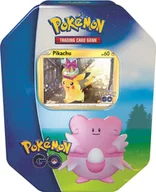 Czasopisma - Puszka karty Pokemon TCG: 10.5 Pokemon GO Tin Pikachu - miniaturka - grafika 1