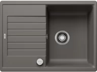 Zlewozmywaki - Zlewozmywak granitowy BLANCO Zia 45 S Compact Silgranit Wulkaniczny szary 527379 - miniaturka - grafika 1