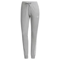 Spodnie damskie - adidas Essentials Single Jersey 3-Stripes Joggers, damskie spodnie sportowe - miniaturka - grafika 1