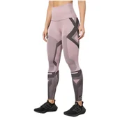 Legginsy - Legginsy damskie Adidas Formation Sculpt Tights sportowe różowe-S - miniaturka - grafika 1