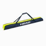 Sporty zimowe - akcesoria - Pokrowiec na narty HEAD Single Skibag czarno-żółty 383052 - miniaturka - grafika 1