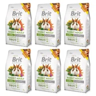 Karma dla gryzoni - Karma dla gryzoni BRIT Rabbit Adult Complete 6 x 3 kg - miniaturka - grafika 1