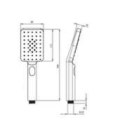 Zestawy prysznicowe - Deante Alpinia Zestaw prysznicowy punktowy złoty NGAZ41K - odbiór osobisty: Kraków, Warszawa - miniaturka - grafika 1