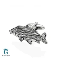 Spinki do mankietów i krawatów - Spinki do mankietów X2 Ryba Karp - miniaturka - grafika 1