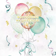 Kalendarze - Karnet KW Bukiet balonów - Henry - miniaturka - grafika 1