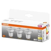 Żarówki LED - Osram reflektor LED GU10 2,6W PAR16 827 36° 3 szt. - miniaturka - grafika 1