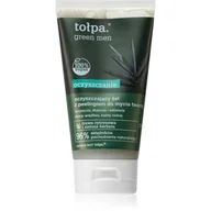 Żele do mycia twarzy - Tołpa GREEN MEN Oczyszczający żel-peeling do mycia twarzy 150 ml - miniaturka - grafika 1