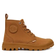 Botki damskie - Trapery Palladium Pampa Hi Nbk 79495-257-M Brązowy - miniaturka - grafika 1