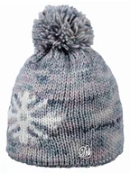 Czapki damskie - Döll Dzianinowa czapka w kolorze szaro-niebieskim - miniaturka - grafika 1